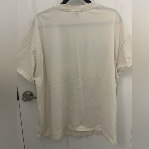 Vintage-Inspired Cotton Tshirt with Cannes Tennis Print, Sz XL - Picture 4 of 6